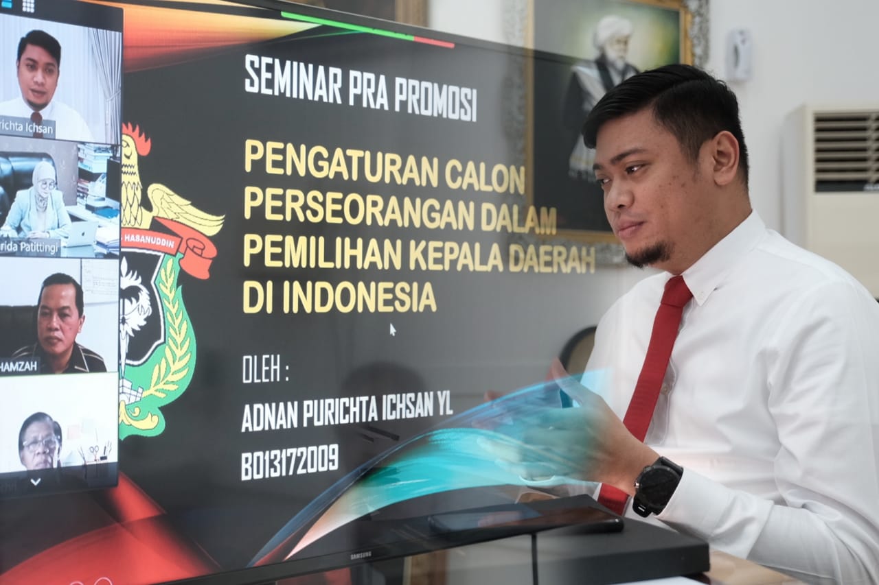 Selesai Ujian Tutup, Selangkah Lagi Bupati Adnan Raih Gelar Doktor 